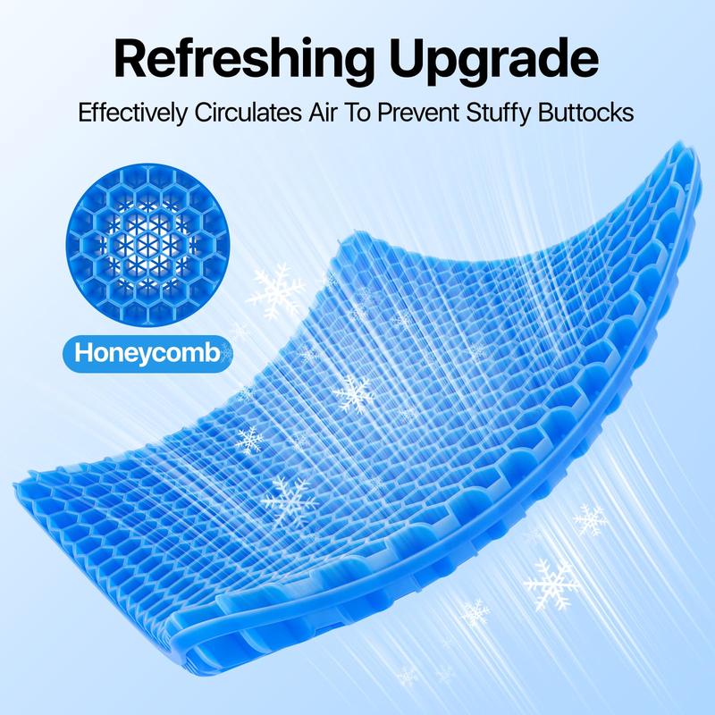 CloudSeat™ — Ergonomic Honeycomb Gel Pad